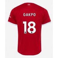 Liverpool Cody Gakpo #18 Hjemmebanetrøje 2023-24 Kortærmet